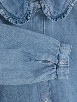 Hauts Et T-Shirts|Primark Chemisier En Denim à Col Bleu