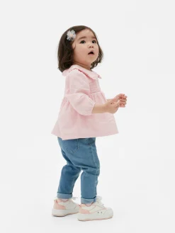 Hauts Et T-Shirts|Primark Chemisier Froncé à Col Rose clair