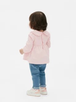 Hauts Et T-Shirts|Primark Chemisier Froncé à Col Rose clair