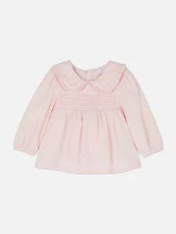 Hauts Et T-Shirts|Primark Chemisier Froncé à Col Rose clair