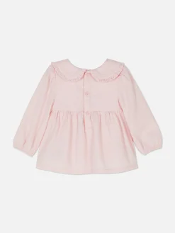 Hauts Et T-Shirts|Primark Chemisier Froncé à Col Rose clair