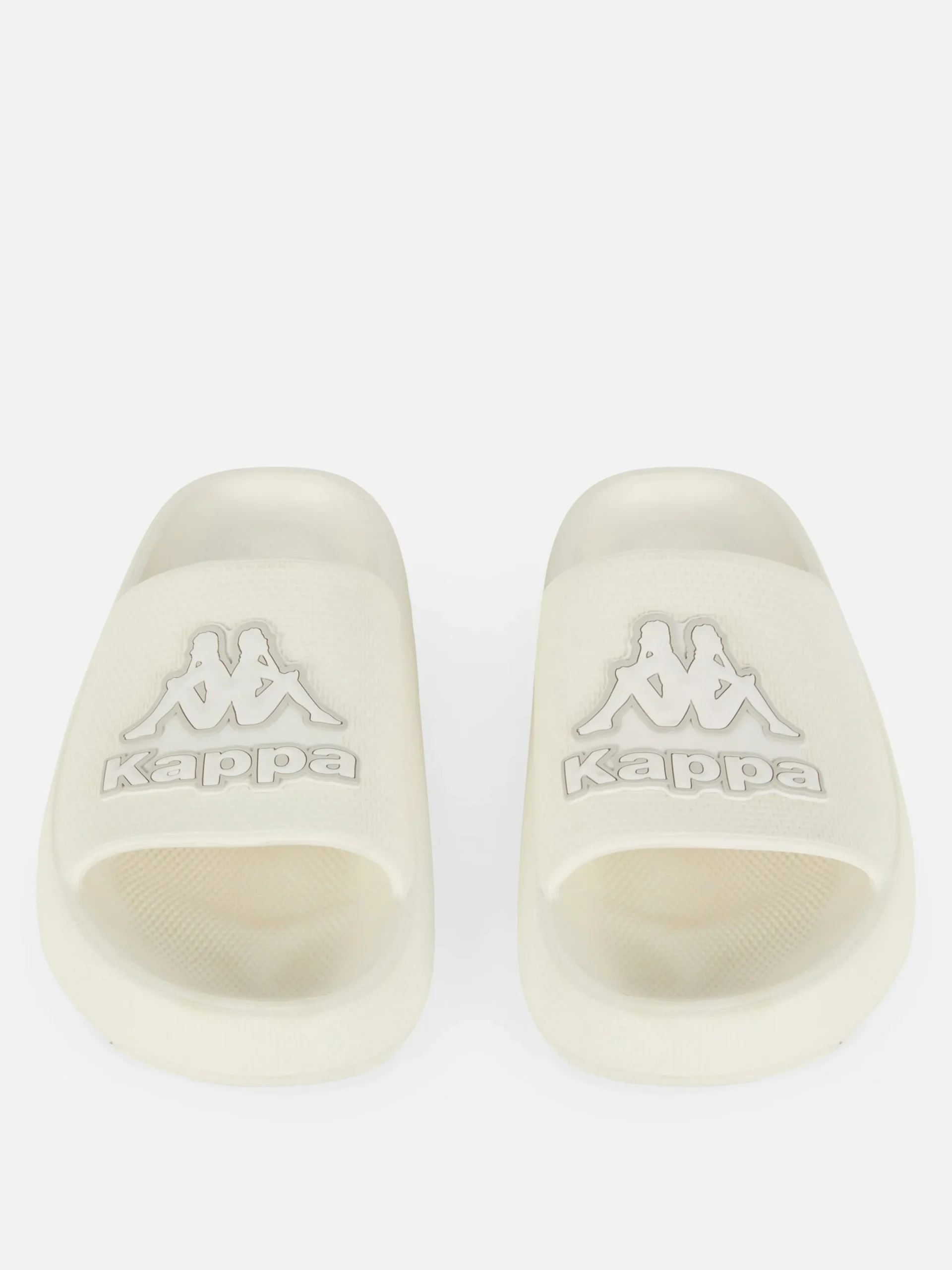 Tongs Et Claquettes|Primark Claquettes à Logo Kappa X Écru