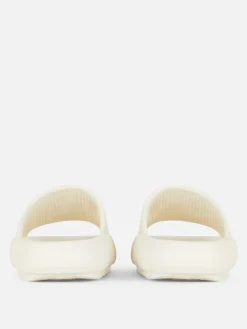 Tongs Et Claquettes|Primark Claquettes à Logo Kappa X Écru