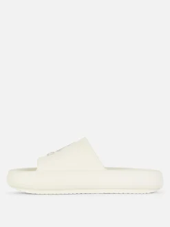 Tongs Et Claquettes|Primark Claquettes à Logo Kappa X Écru