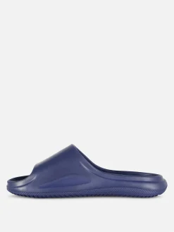 Sandales Et Claquettes|Primark Claquettes De Piscine à Plateforme Bleu marine