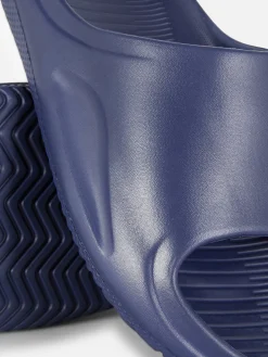 Sandales Et Claquettes|Primark Claquettes De Piscine à Plateforme Bleu marine