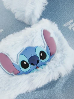 Sandales Et Tongs|Primark Claquettes De Piscine En Fausse Fourrure Disney Bleu