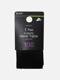 Collants|Primark Collants En Velours Mat 100 Deniers Noir