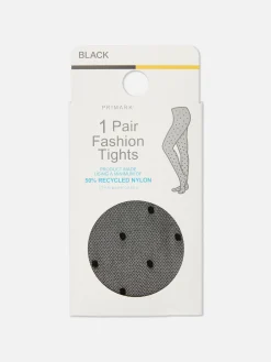 Collants|Primark Collants Tendance à Pois Noir