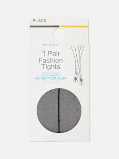 Collants|Primark Collants Tendance Avec Couture Arrière Noir