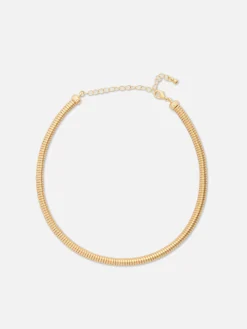 Bijoux|Primark Collier Chaîne Serpent Rita Ora Jaune