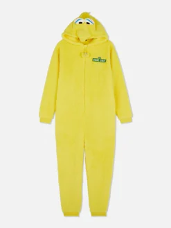 Sweat À Capuche Et Combinaison|Primark Combinaison à Motif Personnage 1, Rue Sésame Pour Femme Jaune