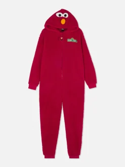 Sweat À Capuche Et Combinaison|Primark Combinaison à Motif Personnage 1, Rue Sésame Pour Femme Rouge