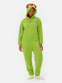 Sweat À Capuche Et Combinaison|Primark Combinaison à Motif Personnage 1, Rue Sésame Pour Femme Vert
