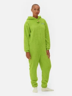 Sweat À Capuche Et Combinaison|Primark Combinaison à Motif Personnage 1, Rue Sésame Pour Femme Vert