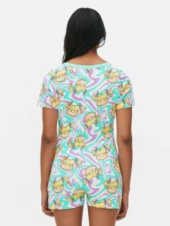 Ensembles Pyjamas|Primark Combinaison Barboteuse Côtelée Les Razmoket Turquoise