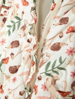 Grenouillères Et Gigoteuses|Primark Combinaison D'extérieur à Motif Forêt Ivoire