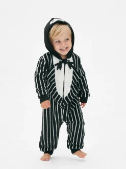 Déguisements Halloween Pour Enfants|Tout Halloween|Primark Combinaison Disney L'Étrange Noël De Monsieur Jack De Tim Burton Pour Bébé Noir/Blanc
