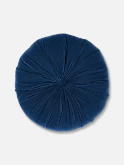 Coussins Et Housses De Coussins|Primark Coussin à Bouton Rond Bleu marine