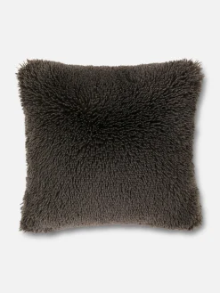 Coussins Et Housses De Coussins|Primark Coussin Carré En Fausse Fourrure Gris