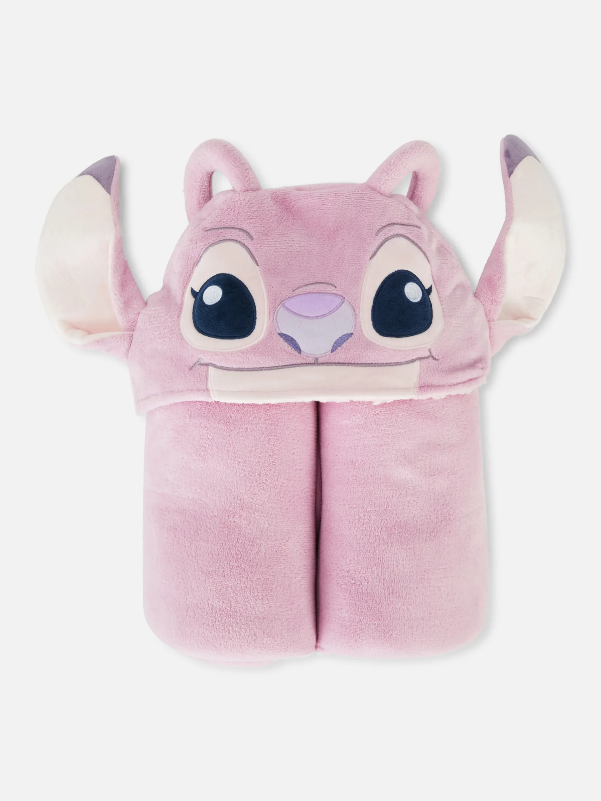 Linge De Lit Et Couvertures|Primark Couverture à Capuche Disney Lilo & Stitch Angel Rose