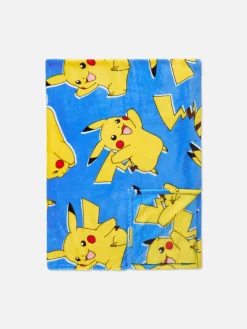 Couvertures Et Jetés De Lit|Primark Couverture à Capuche Pokémon Pikachu Bleu