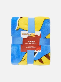 Couvertures Et Jetés De Lit|Primark Couverture à Capuche Pokémon Pikachu Bleu