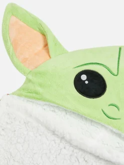 Couvertures Et Jetés De Lit|Primark Couverture à Capuche Star Wars Bébé Yoda Marron