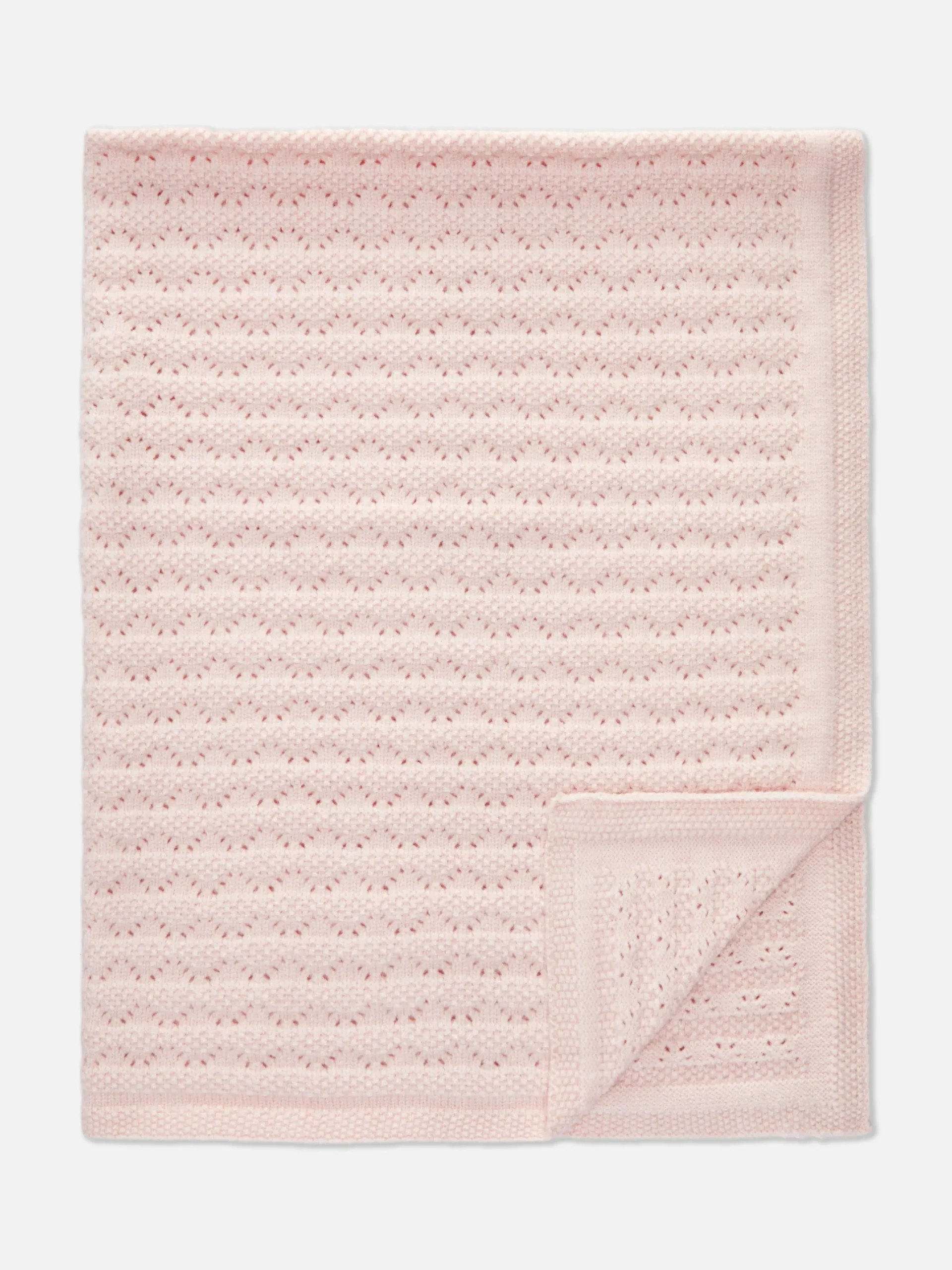 Linge De Lit Et Couvertures|Primark Couverture Bébé En Pointelle Rose