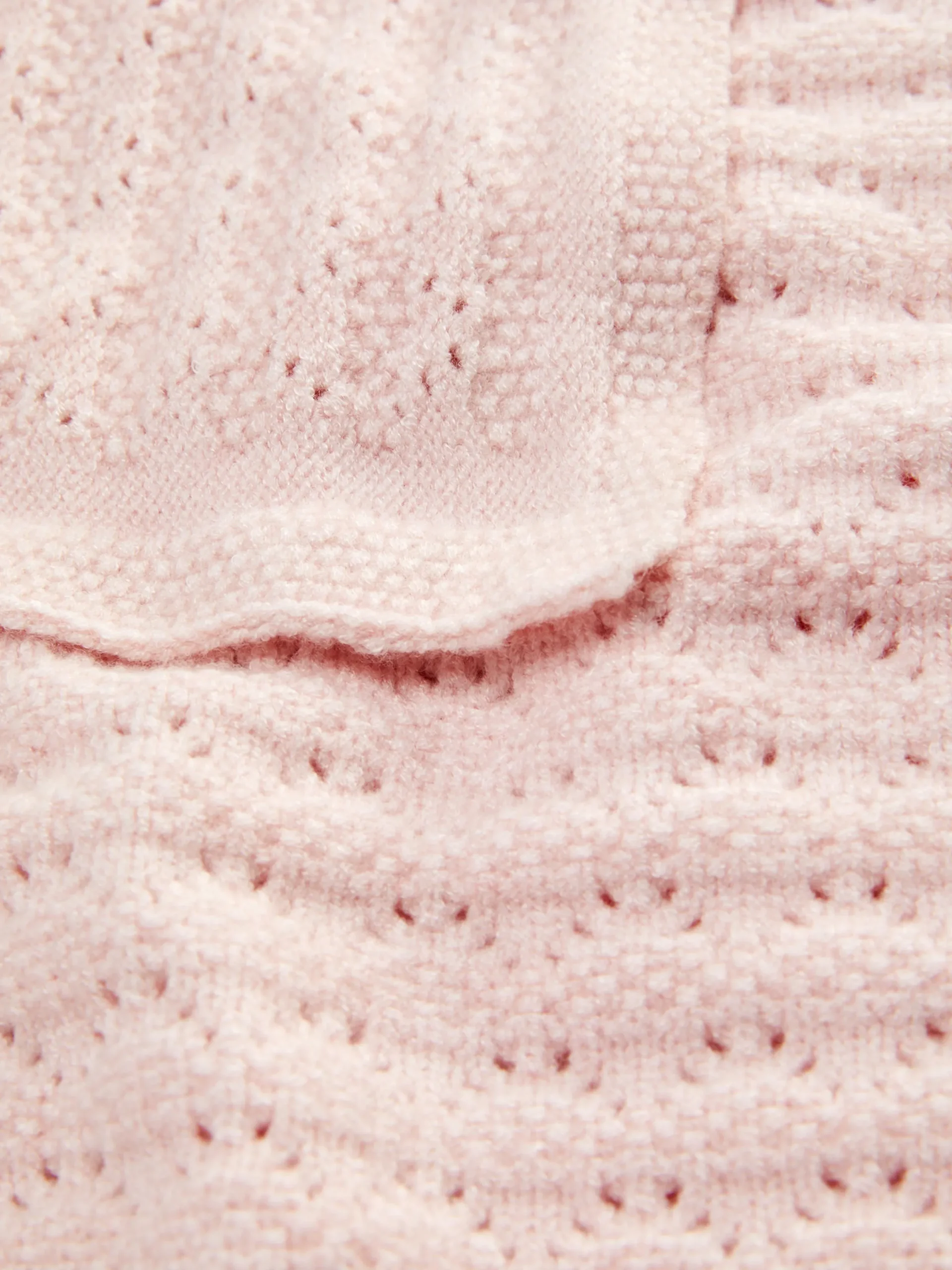 Linge De Lit Et Couvertures|Primark Couverture Bébé En Pointelle Rose