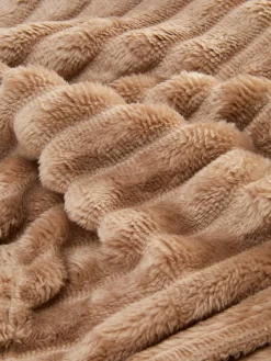 Couvertures Et Jetés De Lit|Primark Couverture Côtelée Douce Taupe