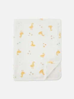 Linge De Lit Et Couvertures|Primark Couverture Pour Bébé à Imprimé Canard Jaune