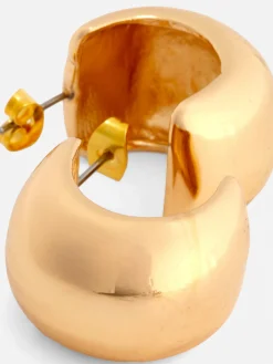 Bijoux|Primark Créoles Demi-cercle épaisses Jaune