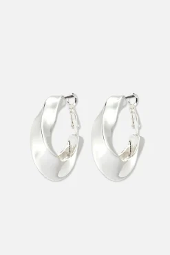 Bijoux|Primark Créoles Incurvées Blanc