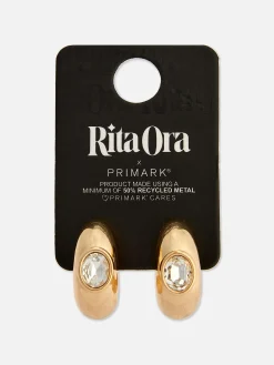 Bijoux|Primark Créoles épaisses à Fausses Gemmes Rita Ora Jaune