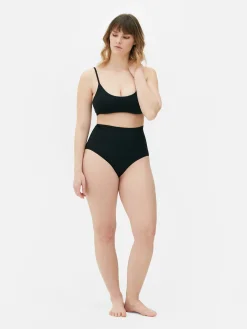 Sous-Vêtements Gainants|Primark Culotte Gainante Taille Haute Sans Couture Noir