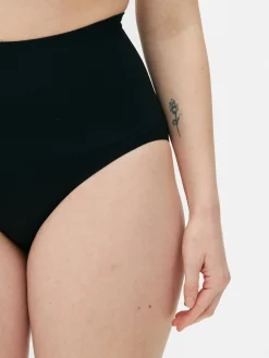 Sous-Vêtements Gainants|Primark Culotte Gainante Taille Haute Sans Couture Noir