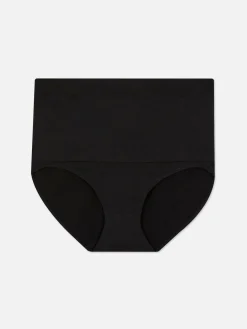 Sous-Vêtements Gainants|Primark Culotte Taille Haute Amincissante Sans Coutures Noir