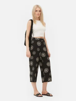 Hauts Et T-Shirts|Primark Débardeur Court Côtelé Ivoire