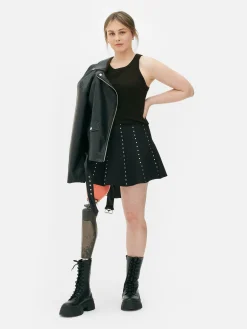 Hauts Et T-Shirts|Primark Débardeur Côtelé à Dos Nageur Noir