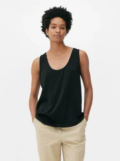 Hauts Et T-Shirts|Primark Débardeur Décontracté Essential Noir