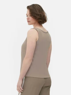 Hauts Et T-Shirts|Primark Débardeur Décontracté Essential Moka