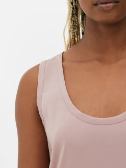 Hauts Et T-Shirts|Primark Débardeur Décontracté Essential Rose
