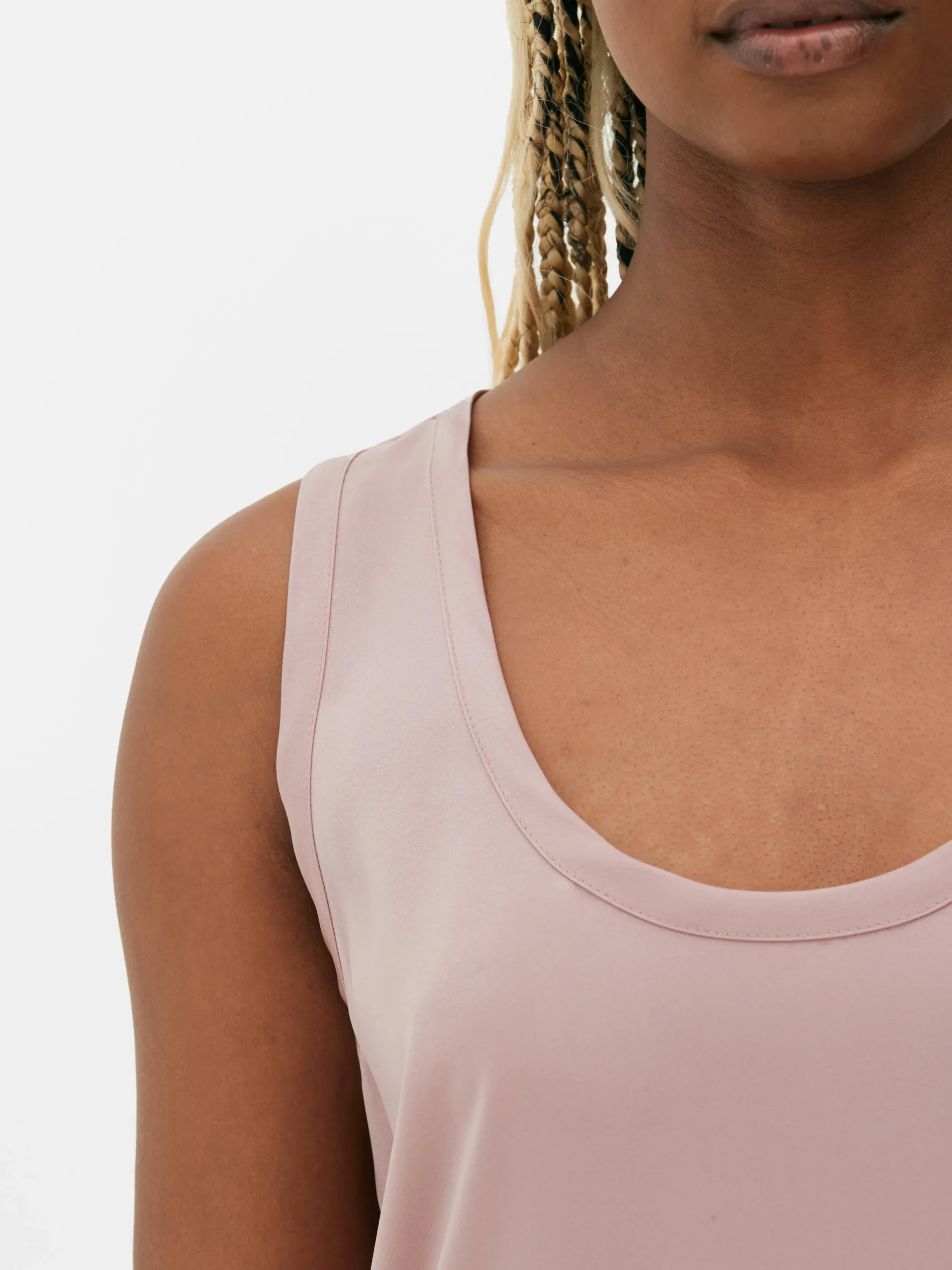 Hauts Et T-Shirts|Primark Débardeur Décontracté Essential Rose