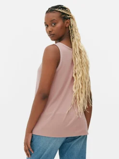 Hauts Et T-Shirts|Primark Débardeur Décontracté Essential Rose