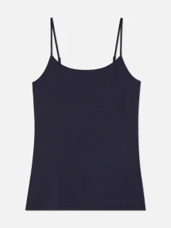 Hauts Et T-Shirts|Primark Débardeur En Coton Stretch Bleu marine