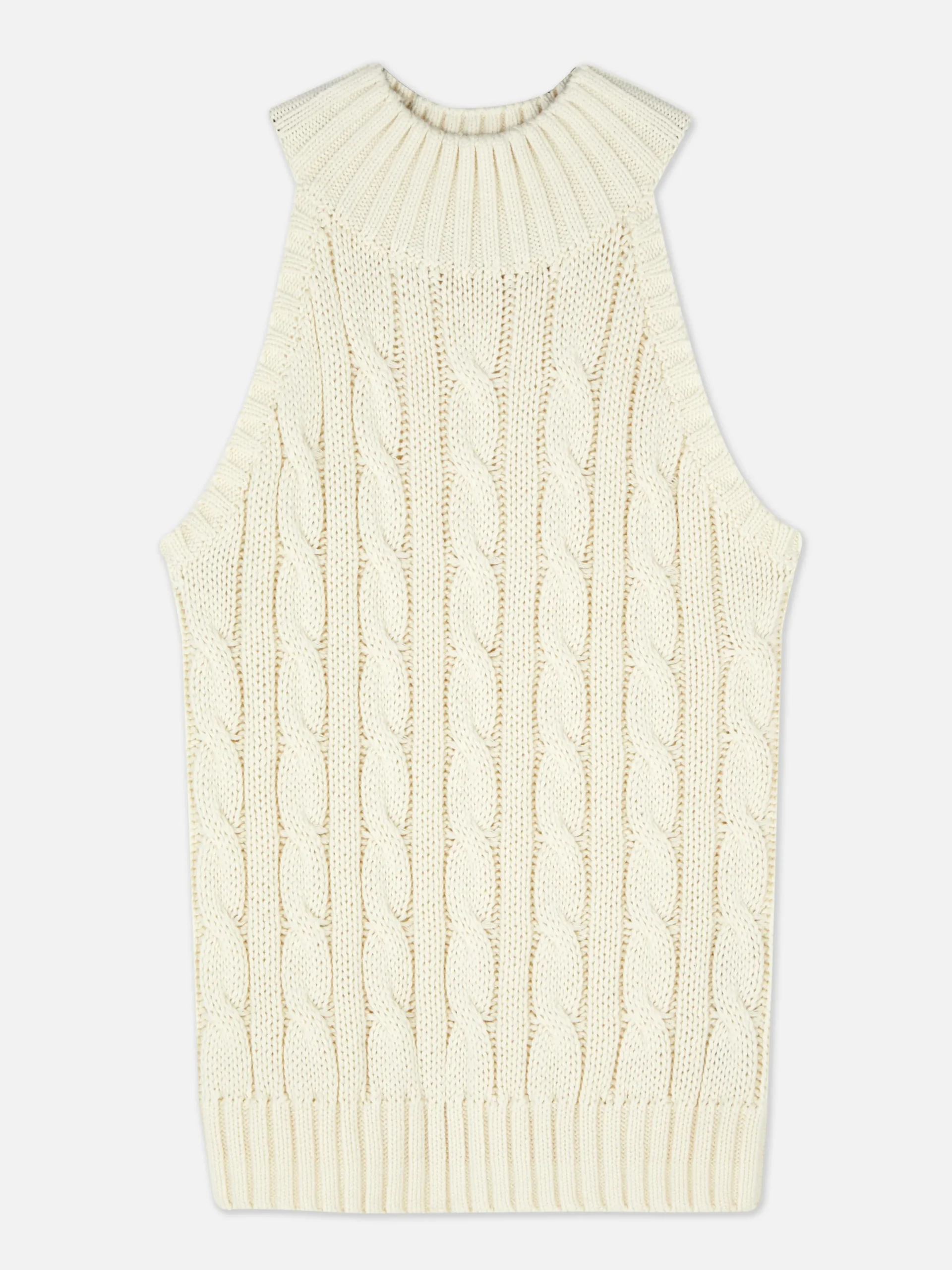 Hauts Et T-Shirts|Primark Débardeur En Maille Torsadée Ivoire