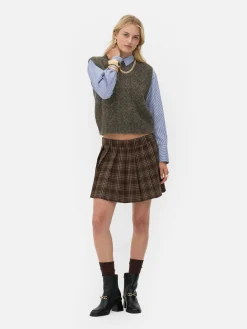 Pulls Et Gilets|Primark Débardeur En Maille Torsadée Rita Ora Chocolat