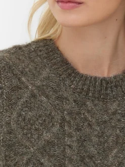 Pulls Et Gilets|Primark Débardeur En Maille Torsadée Rita Ora Chocolat