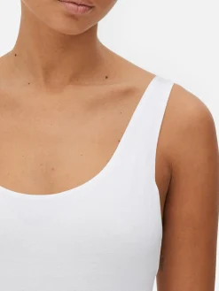 Hauts Et T-Shirts|Primark Débardeur Long Blanc